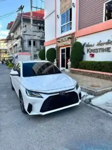 Toyota Yaris Ativ 2025 – white sedan for rent in Pattaya