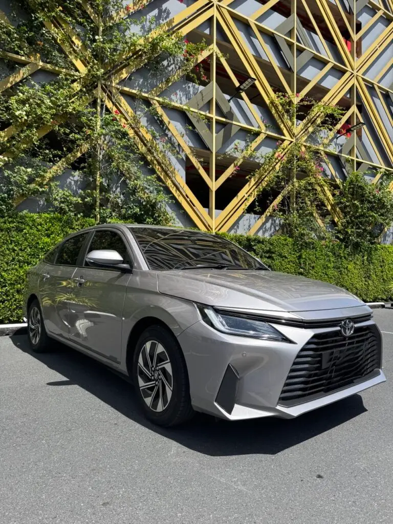 Toyota Yaris Ativ 2025 — car for rent in Pattaya, front view