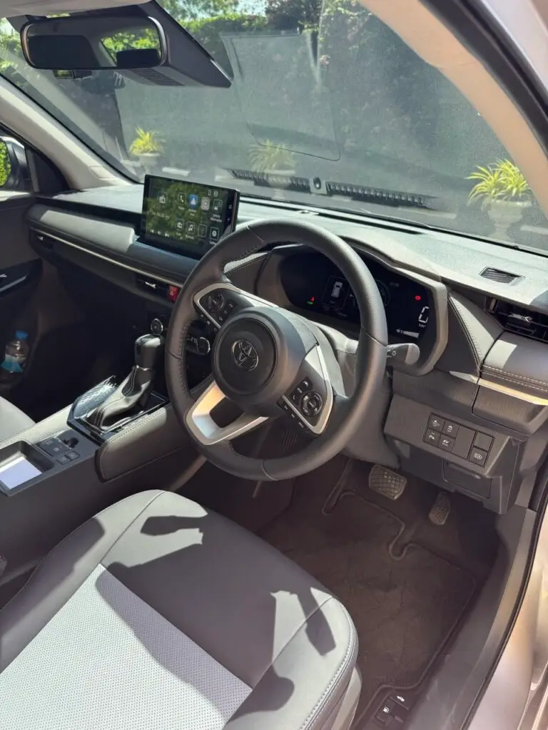 Toyota Yaris Ativ 2025 — car rental in Pattaya, interior photo