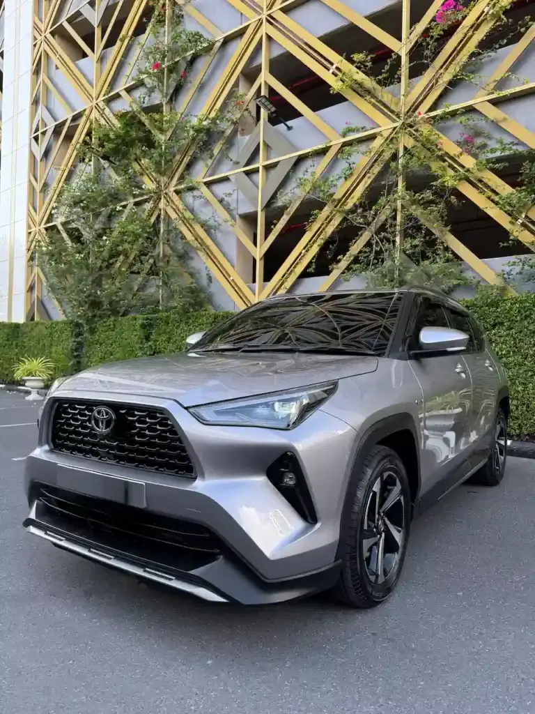 Front view Toyota Yaris Cross rental Pattaya